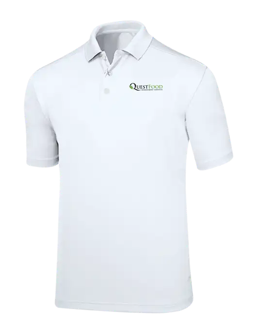 Callaway Core Bright White Performance Polo w/Quest Food Logo