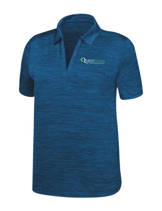 Callaway Womens Medium Slate Blue Broken Stripe w/Quest Food Logo