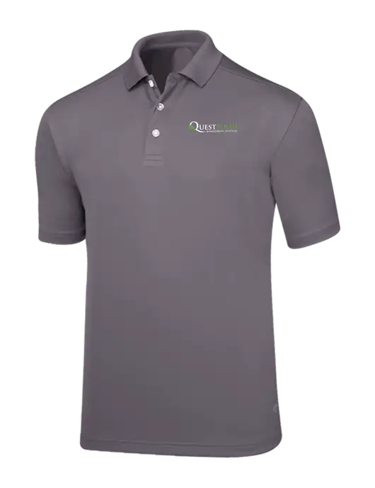 Callaway Core Medium Grey Performance Polo w/Quest Food Logo