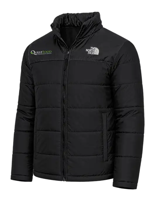 North Face Black Everyday Insulated Jacket w/Quest Food Logo