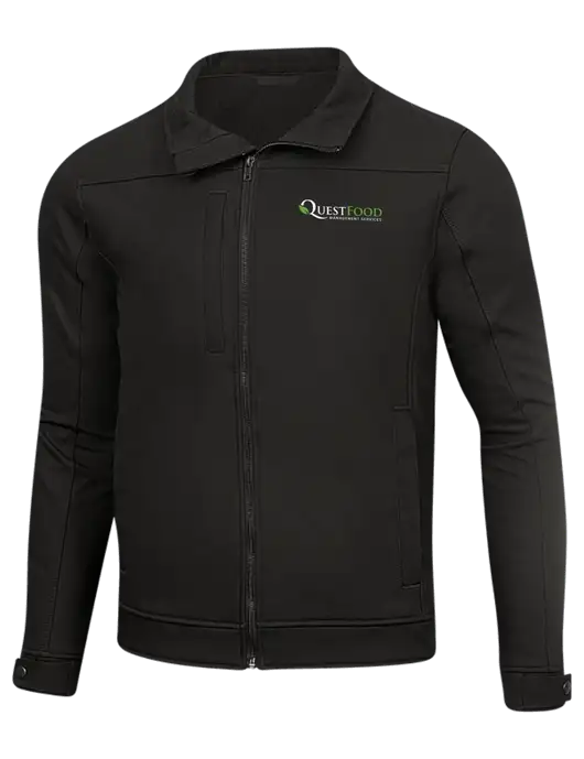 Cornerstone Black Duck Bonded Soft Shell Jacket w/Quest Food Logo