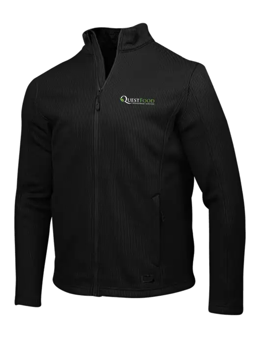 OGIO Blacktop Grit Fleece Jacket w/Quest Food Logo