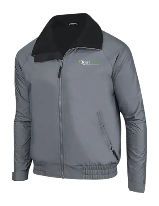 Dark Grey/Black Classic Competitor Jacket w/Quest Food Logo