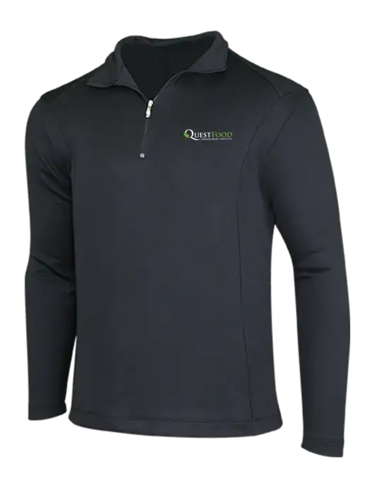 NIKE Black Sport Cover-Up w/Quest Food Logo
