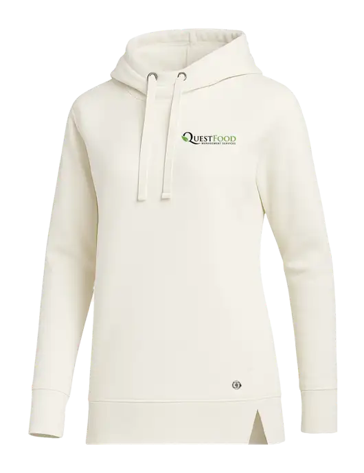 OGIO Ivory Luuma Pullover Fleece Hoodie w/Quest Food Logo