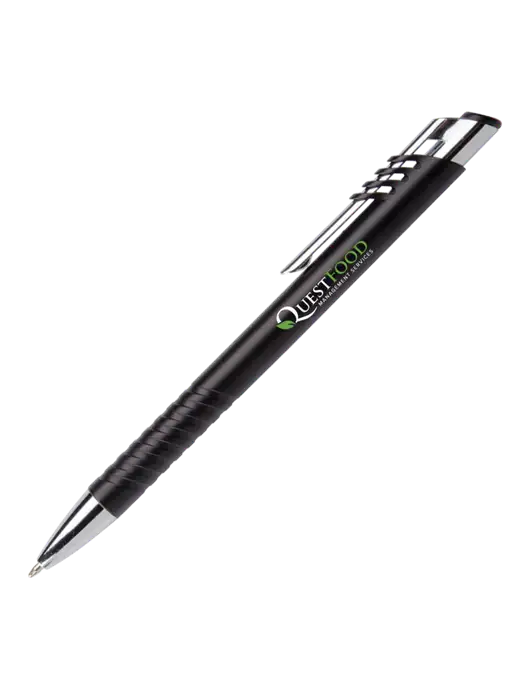 Schirhart Black Pen - Black Ink w/Quest Food Logo