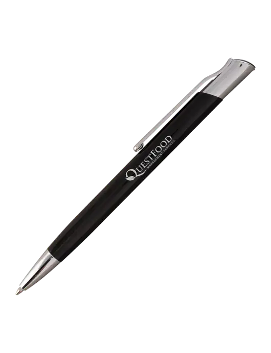 San Malo Black Pen - Black Ink w/Quest Food Logo
