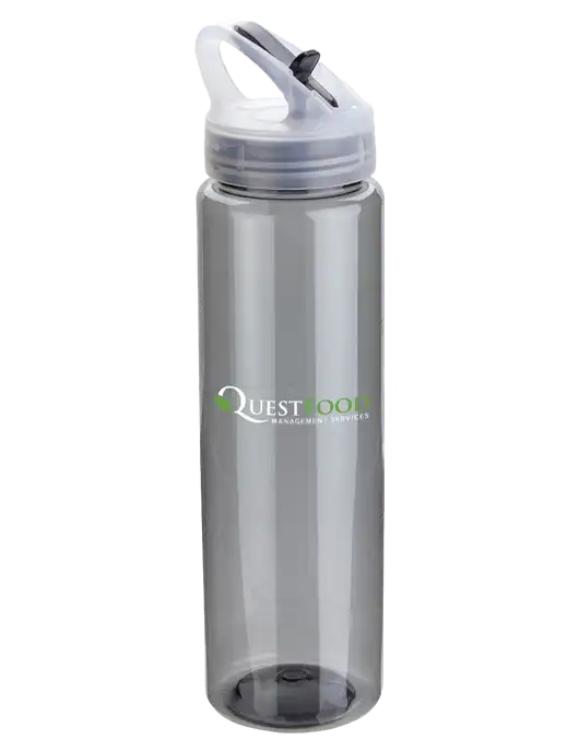 Buddy Smoke 32 oz PET Bottle with Flip Lid w/Quest Food Logo
