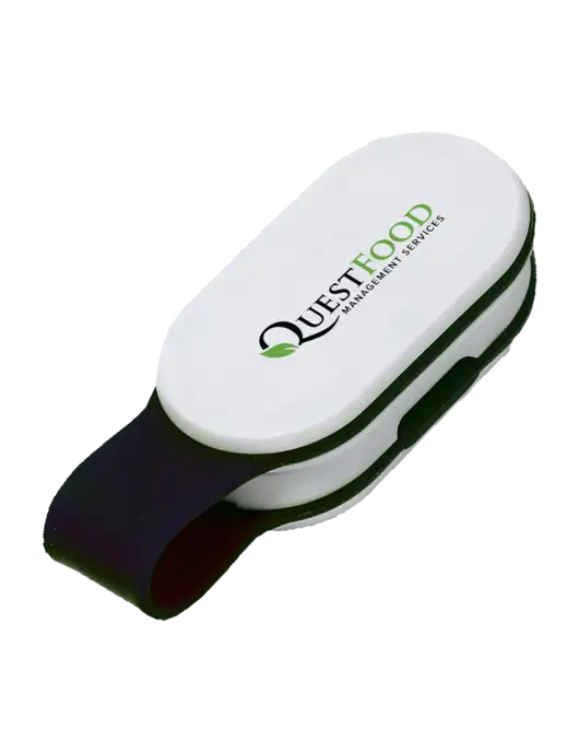 Magna Clip Black Personal Safety Light w/Quest Food Logo