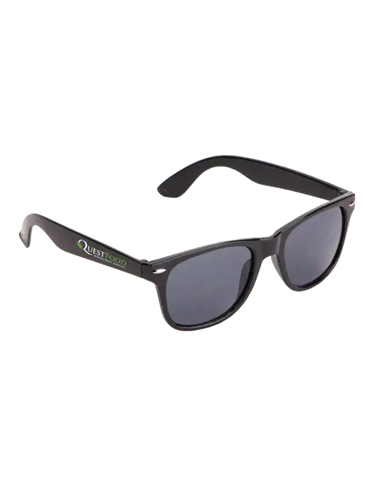 Daytona Black Sunglasses w/Quest Food Logo