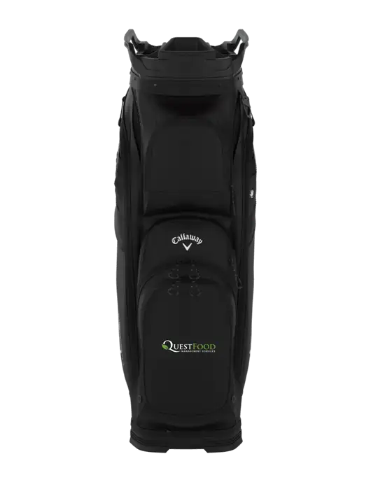 Callaway Org 14 Black Golf Bag  w/Quest Food Logo