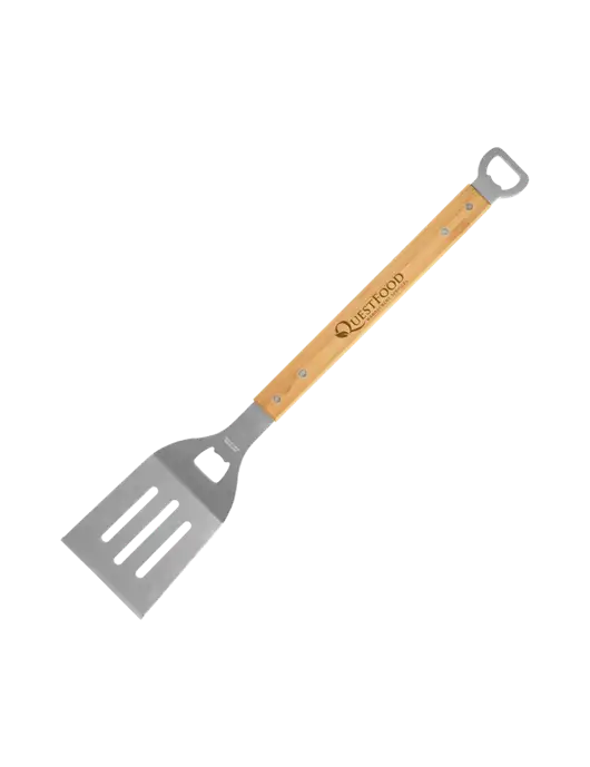 Bamboo BBQ Spatula w/Quest Food Logo
