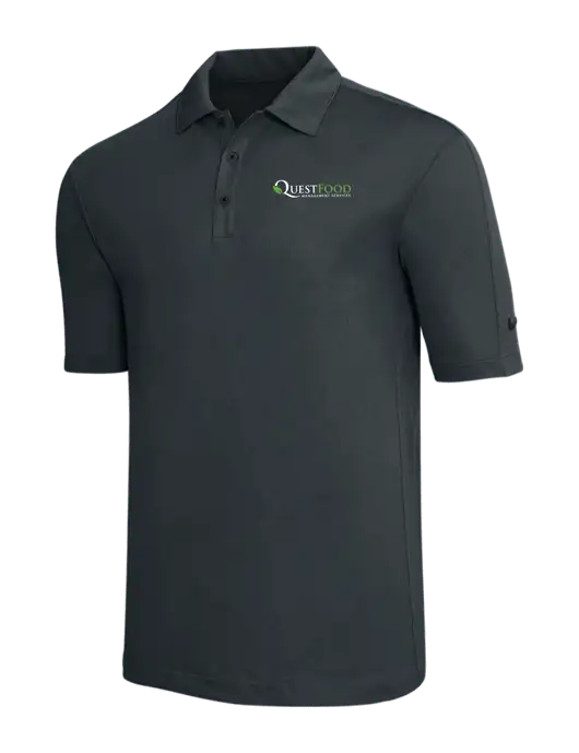 Nike Dark Grey Tech Sport Dri-FIT Polo w/Quest Food Logo