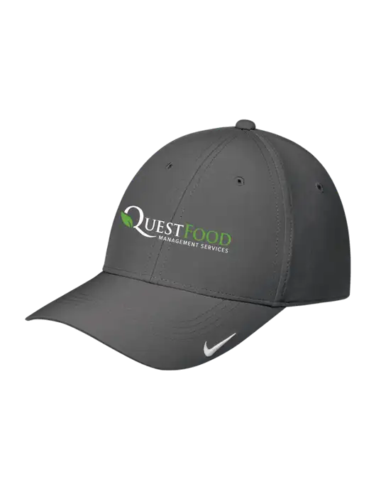 Nike Dark Grey Dri-FIT Legacy Cap w/Quest Food Logo
