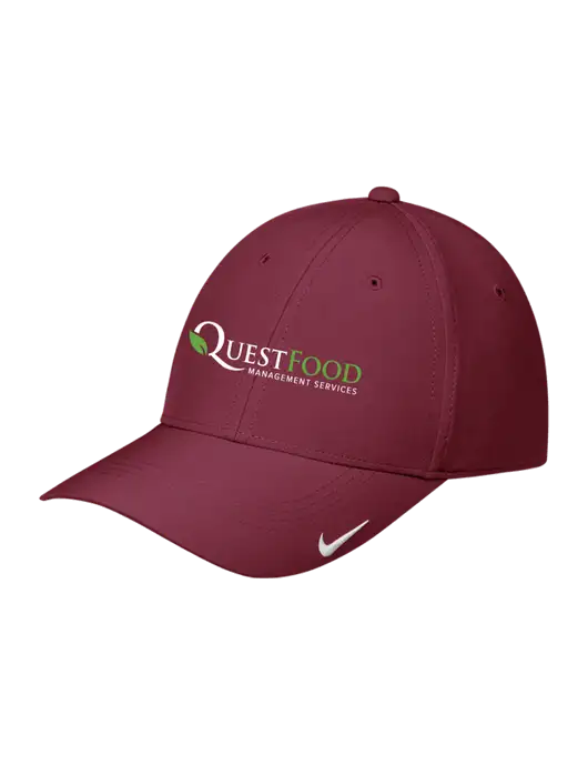 Nike Maroon Dri-FIT Legacy Cap w/Quest Food Logo