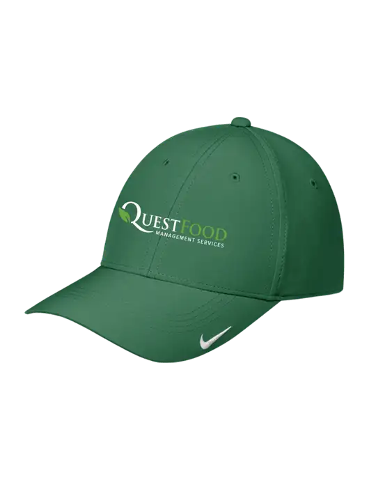 Nike Dark Green Dri-FIT Legacy Cap w/Quest Food Logo