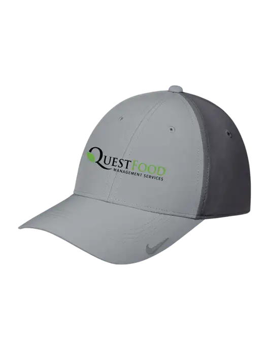 Nike Light Grey/Dark Grey Dri-FIT Legacy Cap w/Quest Food Logo