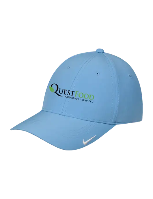 Nike Light Blue Dri-FIT Legacy Cap w/Quest Food Logo