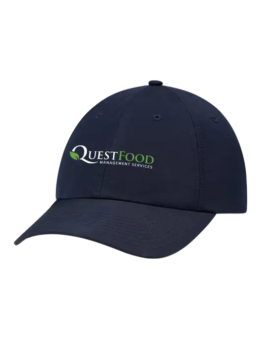 Richardson Relaxed Performance Lite Navy Cap w/Quest Food Logo