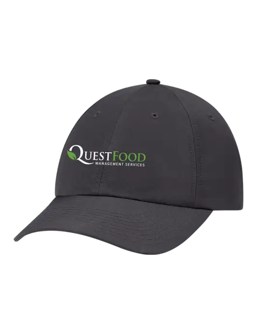 Richardson Relaxed Performance Lite Dark Grey Cap w/Quest Food Logo