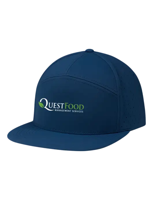 Richardson Light Navy Cannon Cap w/Quest Food Logo