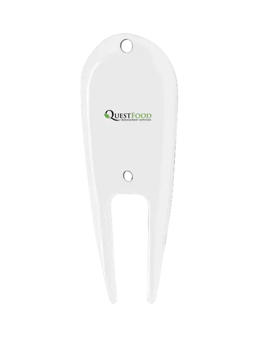 White Divot Tool w/Quest Food Logo
