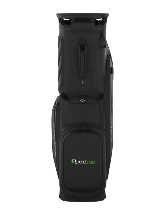 Callaway Fairway 14 Black Golf Bag w/Quest Food Logo