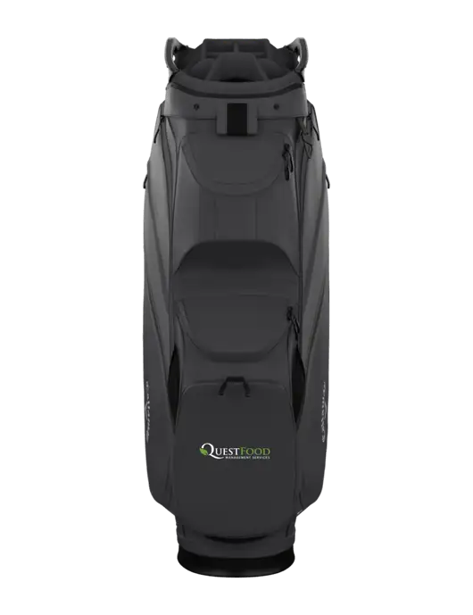 Callaway Chase 14 Charcoal Golf Bag  w/Quest Food Logo