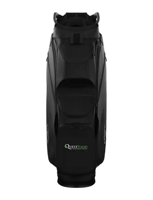 Callaway Chase 14 Black Golf Bag  w/Quest Food Logo