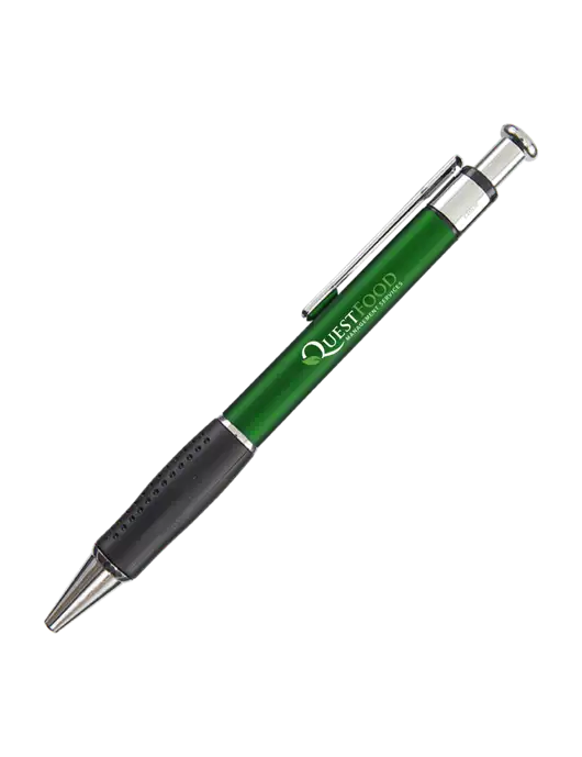 Malta Green Pen - Black Ink w/Quest Food Logo