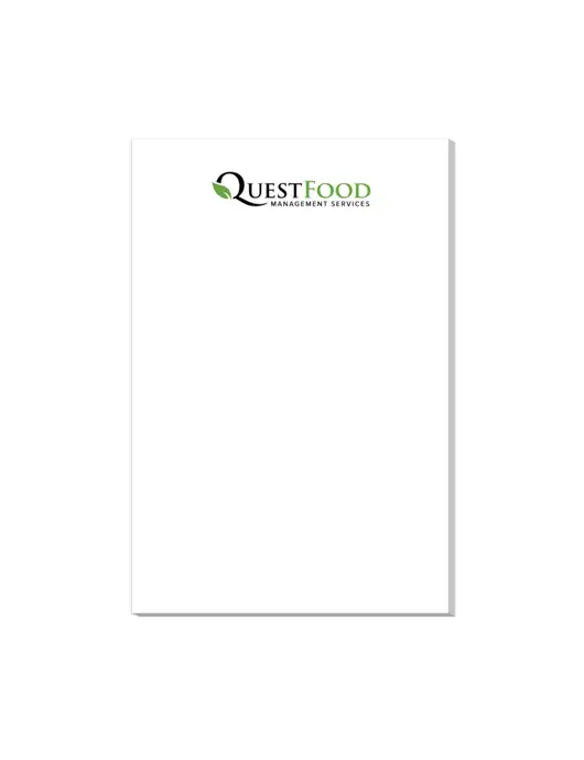 Quest Food Notepad 4 x 6, 50 sheets/pad