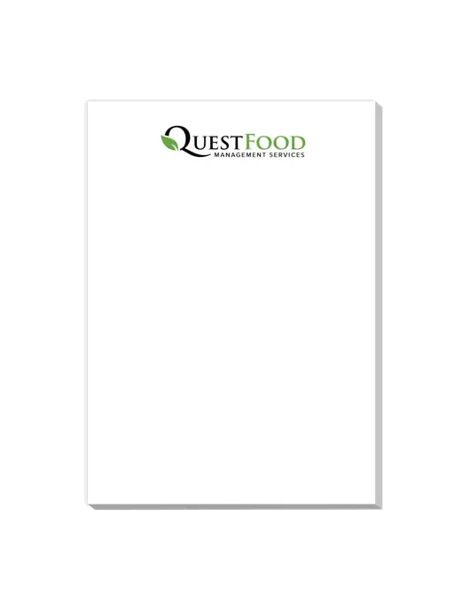 Quest Food Notepad 5 x 7, 25 sheets/pad