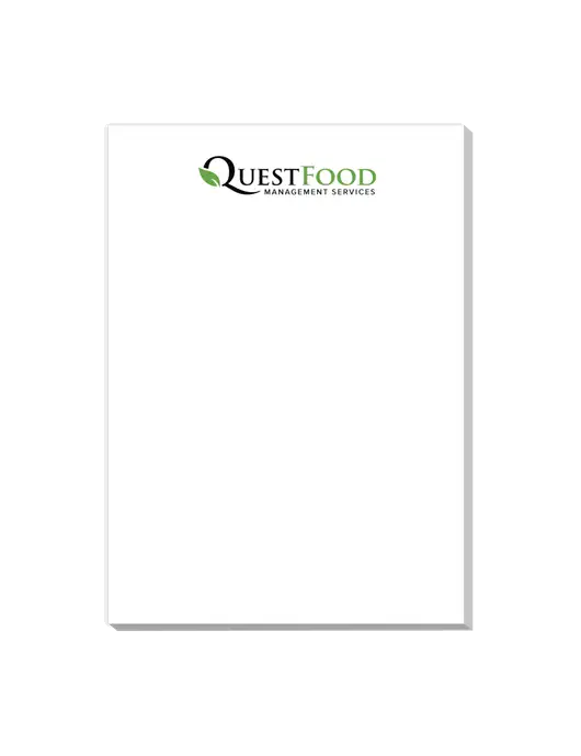 Quest Food Notepad 5 x 7, 50 sheets/pad