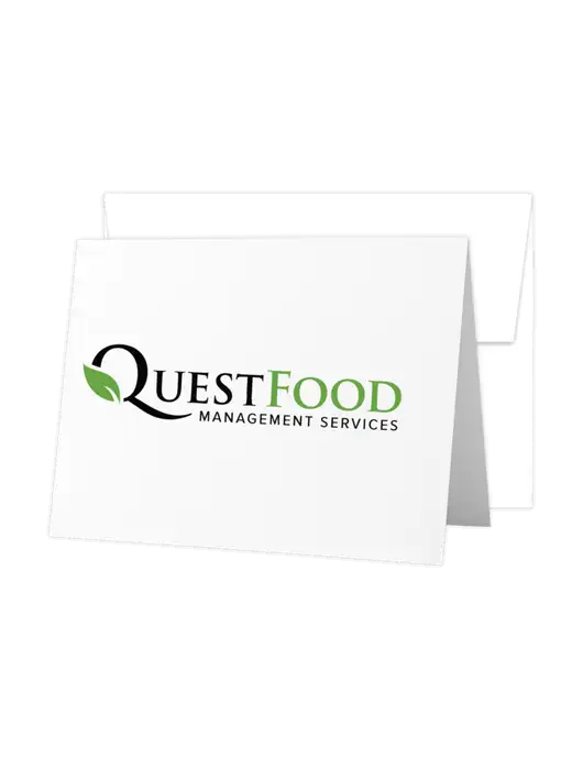 Quest Food A7 Folded Card/Plain Matching Envelope